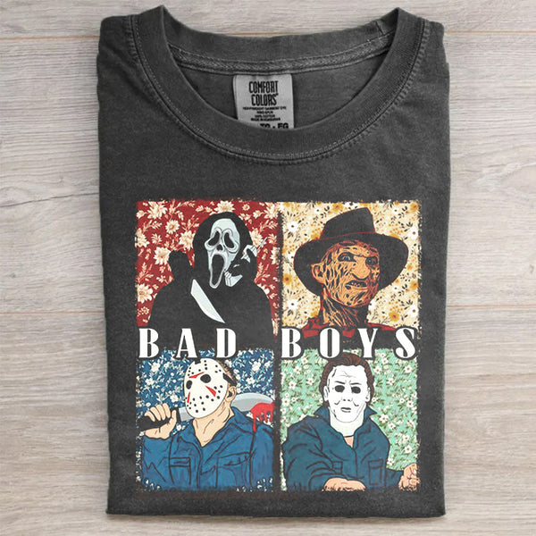 Retro Halloween Bad Boys T-Shirt