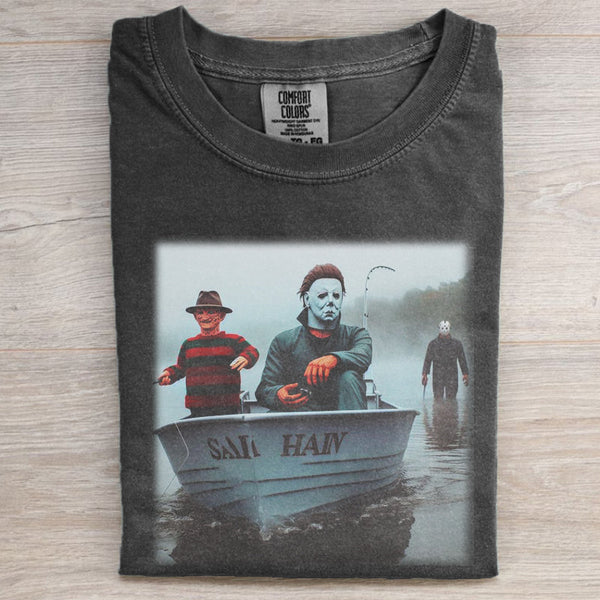 Vintage Horror Movie Characters T-Shirt