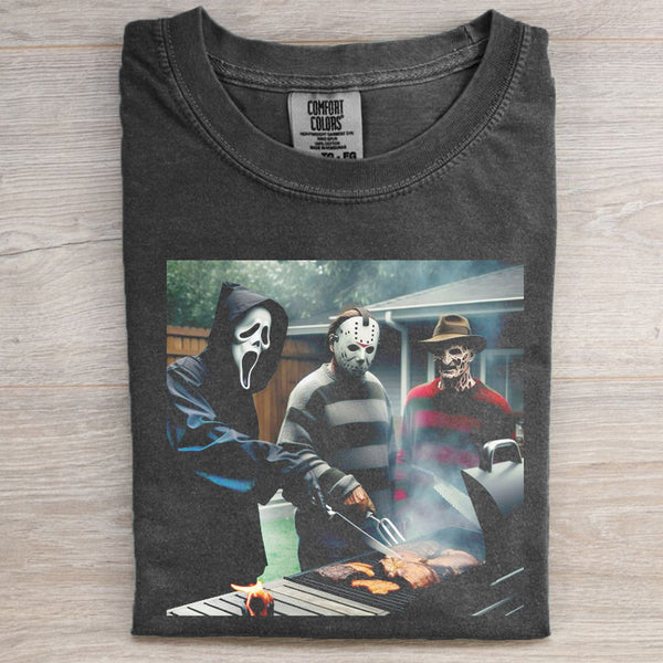 Vintage Horror Movie Characters T-Shirt