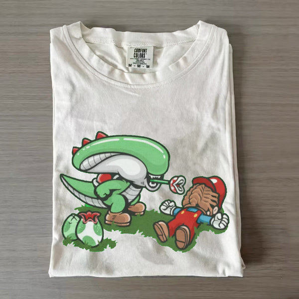 Vintage Funny Alien T-shirt