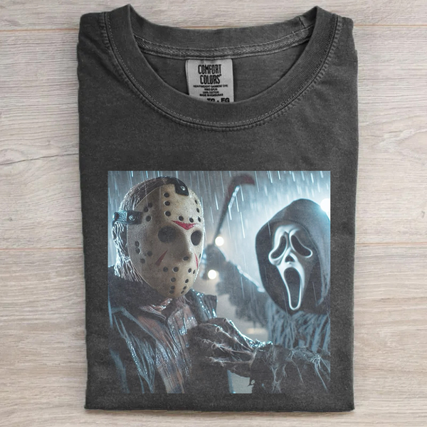 Vintage Horror Movie Characters T-Shirt