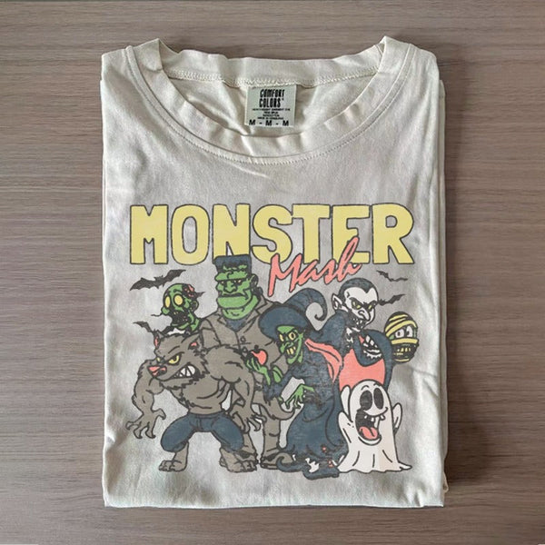 Retro Halloween Monster T-shirt