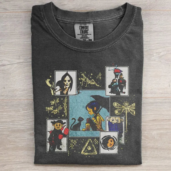 Vintage Style Coraline Movie T-shirt