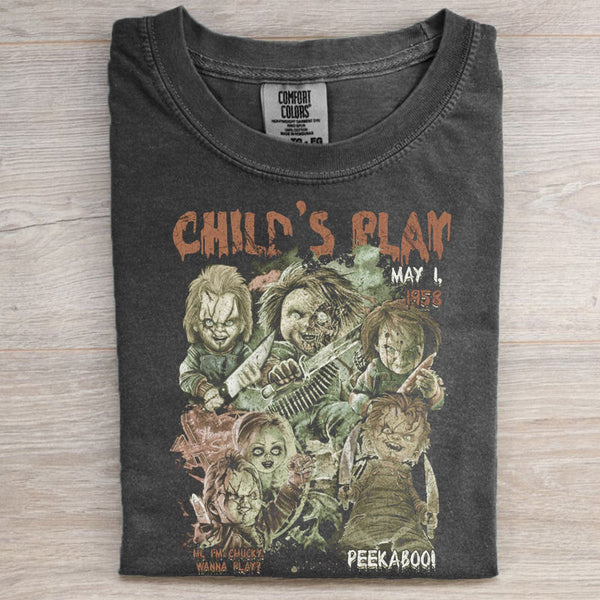 Vintage Horror Movies Graphic T-shirt